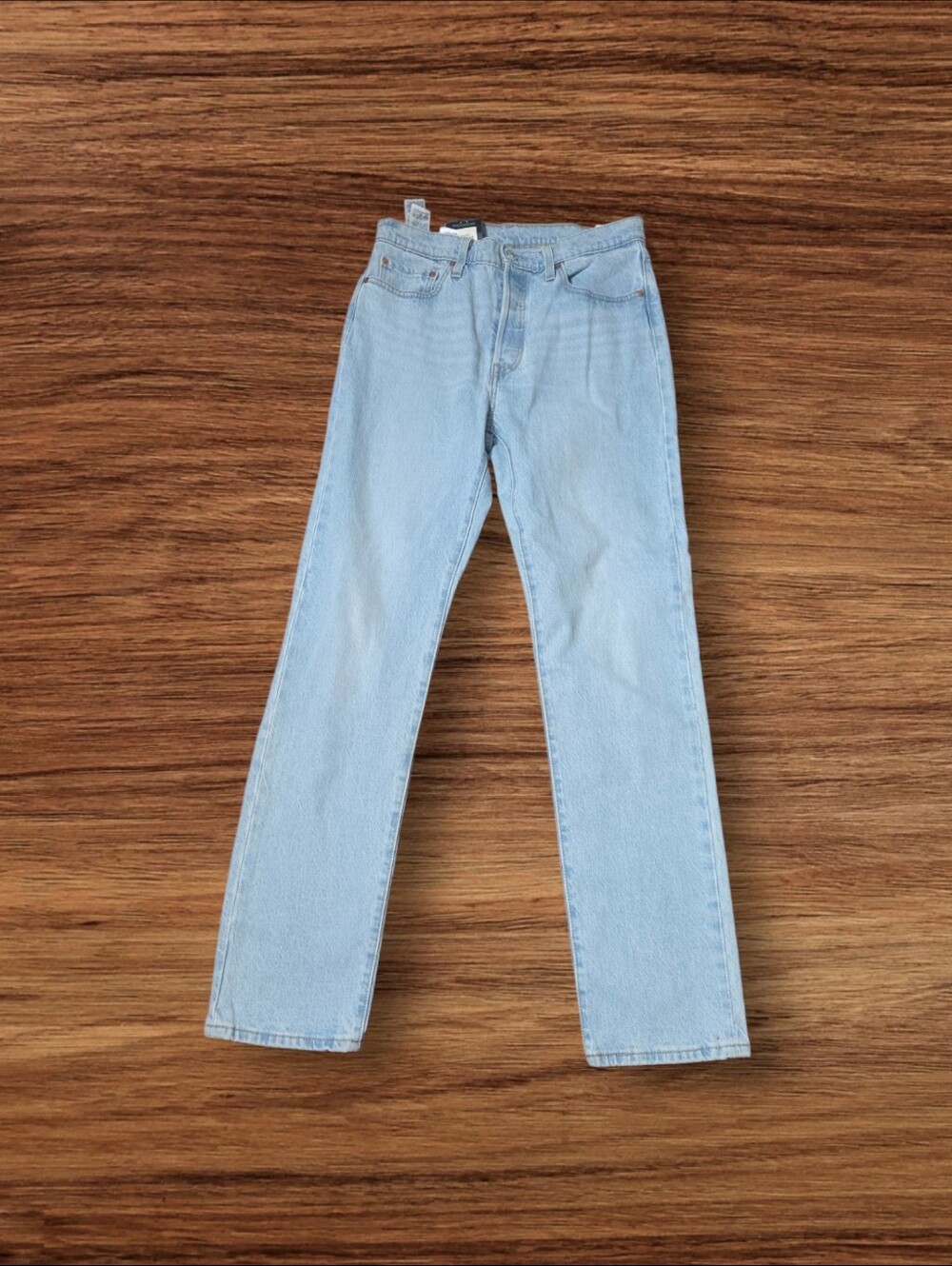 Levi's Button Fly 501 Straight-Leg Jeans NWT